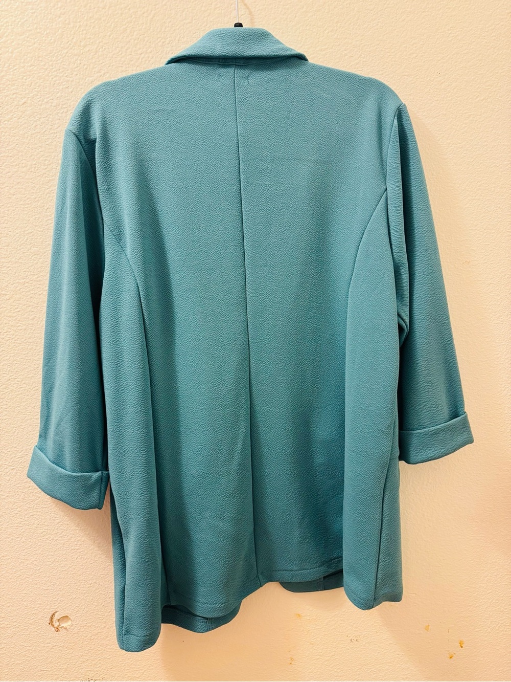 Maurices Open-Front Blazer Jacket in soft Teal blue NWT - Picture 5 of 5